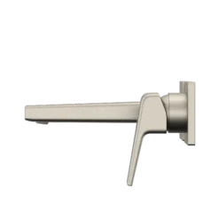 TOTO GB 1.2 GPM Wall-Mount Single-Handle Bathroom Faucet with COMFORT GLIDE Technology, Brushed Nickel, Brass, TLG10307U#BN