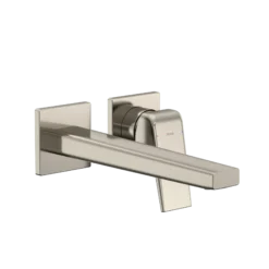 TOTO GB 1.2 GPM Wall-Mount Single-Handle Long Bathroom Faucet with COMFORT GLIDE Technology, Polished Nickel, Brass, TLG10308U#PN