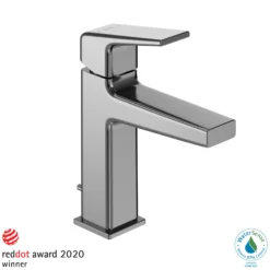 TOTO GB Series 1.2 GPM Single Handle Bathroom Sink Faucet with COMFORT GLIDE Technology and Drain Assembly, Polished Chrome, Brass, TLG10301U#CP