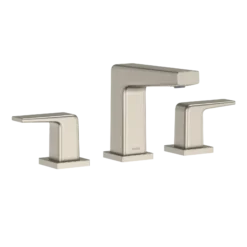 TOTO GB Series 1.2 GPM Two Handle Widespread Bathroom Sink Faucet with Drain Assembly, Brushed Nickel, Brass, TLG10201U#BN