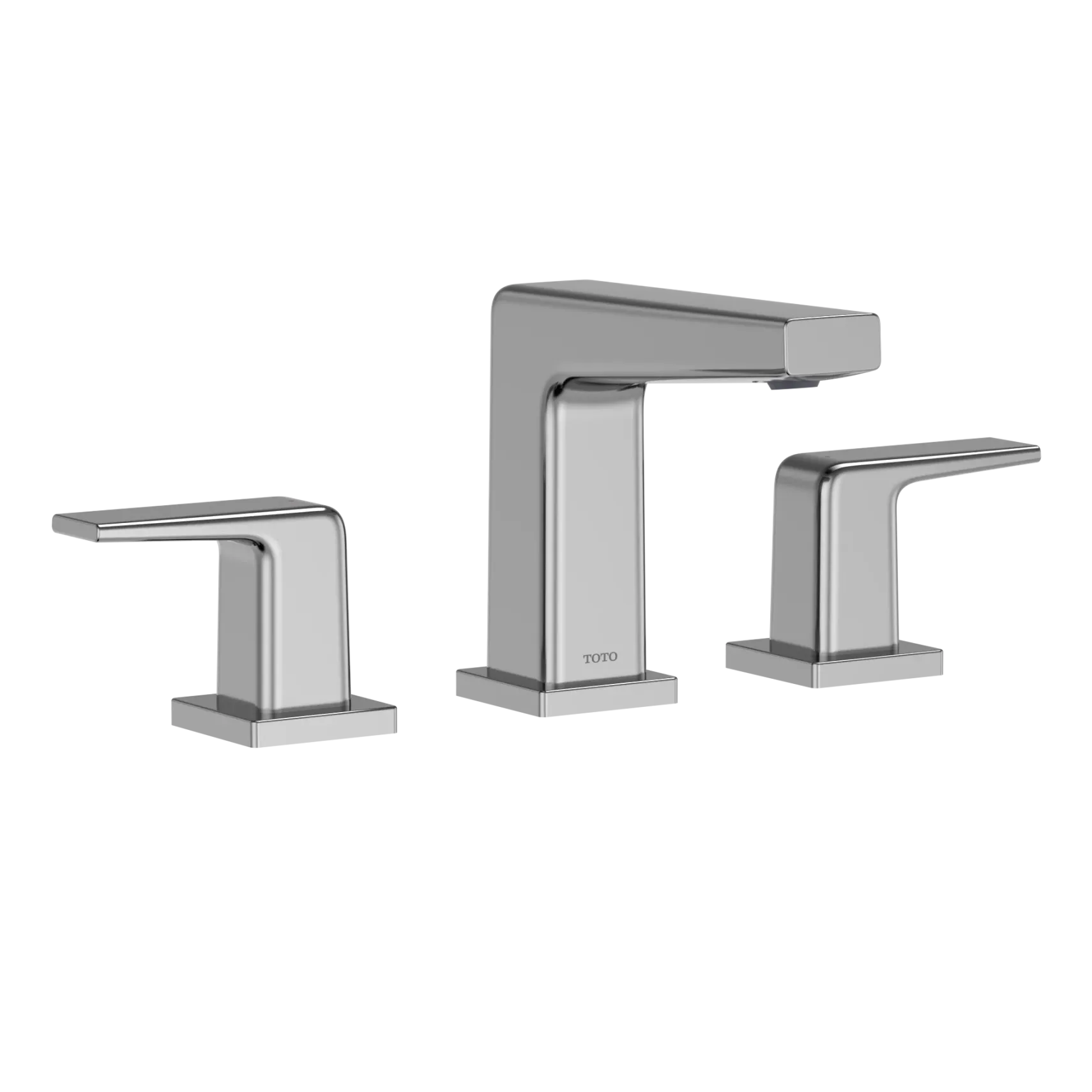 TOTO GB Series 1.2 GPM Two Handle Widespread Bathroom Sink Faucet with Drain Assembly, Polished Chrome, Brass, TLG10201U#CP