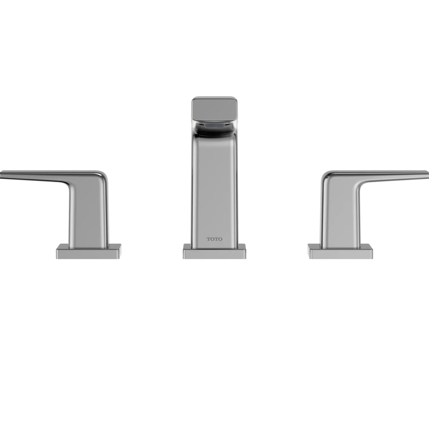 TOTO GB Series 1.2 GPM Two Handle Widespread Bathroom Sink Faucet with Drain Assembly, Polished Chrome, Brass, TLG10201U#CP