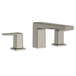 TOTO GB Series 1.2 GPM Two Handle Widespread Bathroom Sink Faucet with Drain Assembly, Polished Nickel, Brass, TLG10201U#PN