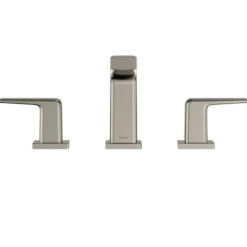 TOTO GB Series 1.2 GPM Two Handle Widespread Bathroom Sink Faucet with Drain Assembly, Polished Nickel, Brass, TLG10201U#PN