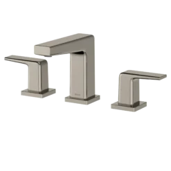 TOTO GB Series 1.2 GPM Two Handle Widespread Bathroom Sink Faucet with Drain Assembly, Polished Nickel, Brass, TLG10201U#PN