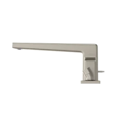 TOTO GB Two-Handle Deck-Mount Roman Tub Filler Trim with Handshower, Brushed Nickel, Brass, TBG10202U#BN