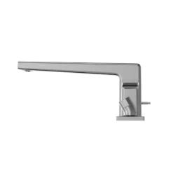 TOTO GB Two-Handle Deck-Mount Roman Tub Filler Trim with Handshower, Polished Chrome, Brass, TBG10202U#CP