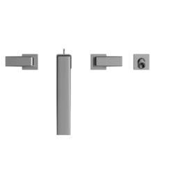 TOTO GB Two-Handle Deck-Mount Roman Tub Filler Trim with Handshower, Polished Chrome, Brass, TBG10202U#CP
