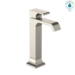TOTO GC 1.2 GPM Single Handle Vessel Bathroom Sink Faucet with COMFORT GLIDE Technology, Brushed Nickel, Brass, TLG08305U#BN