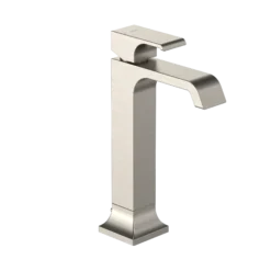 TOTO GC 1.2 GPM Single Handle Vessel Bathroom Sink Faucet with COMFORT GLIDE Technology, Brushed Nickel, Brass, TLG08305U#BN