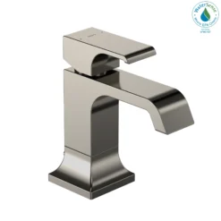 TOTO GC 1.2 GPM Single Handle Bathroom Sink Faucet with COMFORT GLIDE Technology, Polished Nickel, Brass, TLG08301U#PN