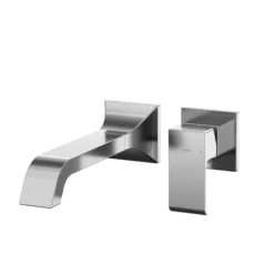 TOTO GC 1.2 GPM Wall-Mount Single-Handle Long Bathroom Faucet with COMFORT GLIDE Technology, Polished Chrome, Brass, TLG08308U#CP