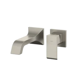 TOTO GC 1.2 GPM Wall-Mount Single-Handle Bathroom Faucet with COMFORT GLIDE Technology, Brushed Nickel, Brass, TLG08307U#BN