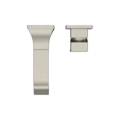 TOTO GC 1.2 GPM Wall-Mount Single-Handle Bathroom Faucet with COMFORT GLIDE Technology, Brushed Nickel, Brass, TLG08307U#BN