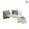 TOTO GC 1.2 GPM Wall-Mount Single-Handle Long Bathroom Faucet with COMFORT GLIDE Technology, Brushed Nickel, Brass, TLG08308U#BN