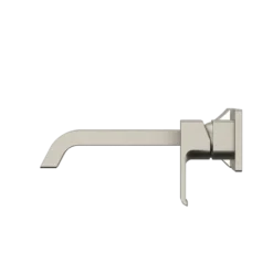 TOTO GC 1.2 GPM Wall-Mount Single-Handle Long Bathroom Faucet with COMFORT GLIDE Technology, Brushed Nickel, Brass, TLG08308U#BN