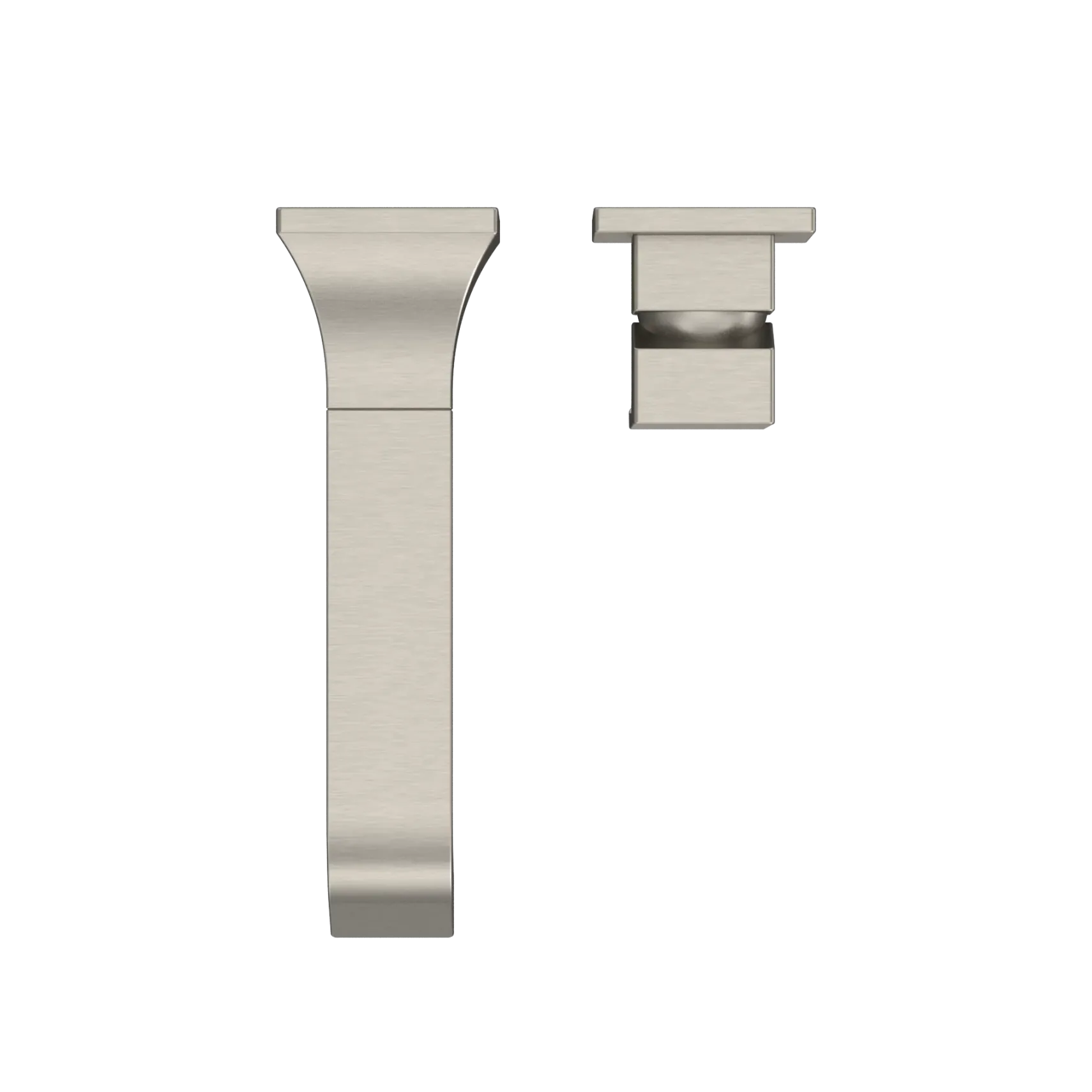 TOTO GC 1.2 GPM Wall-Mount Single-Handle Long Bathroom Faucet with COMFORT GLIDE Technology, Brushed Nickel, Brass, TLG08308U#BN