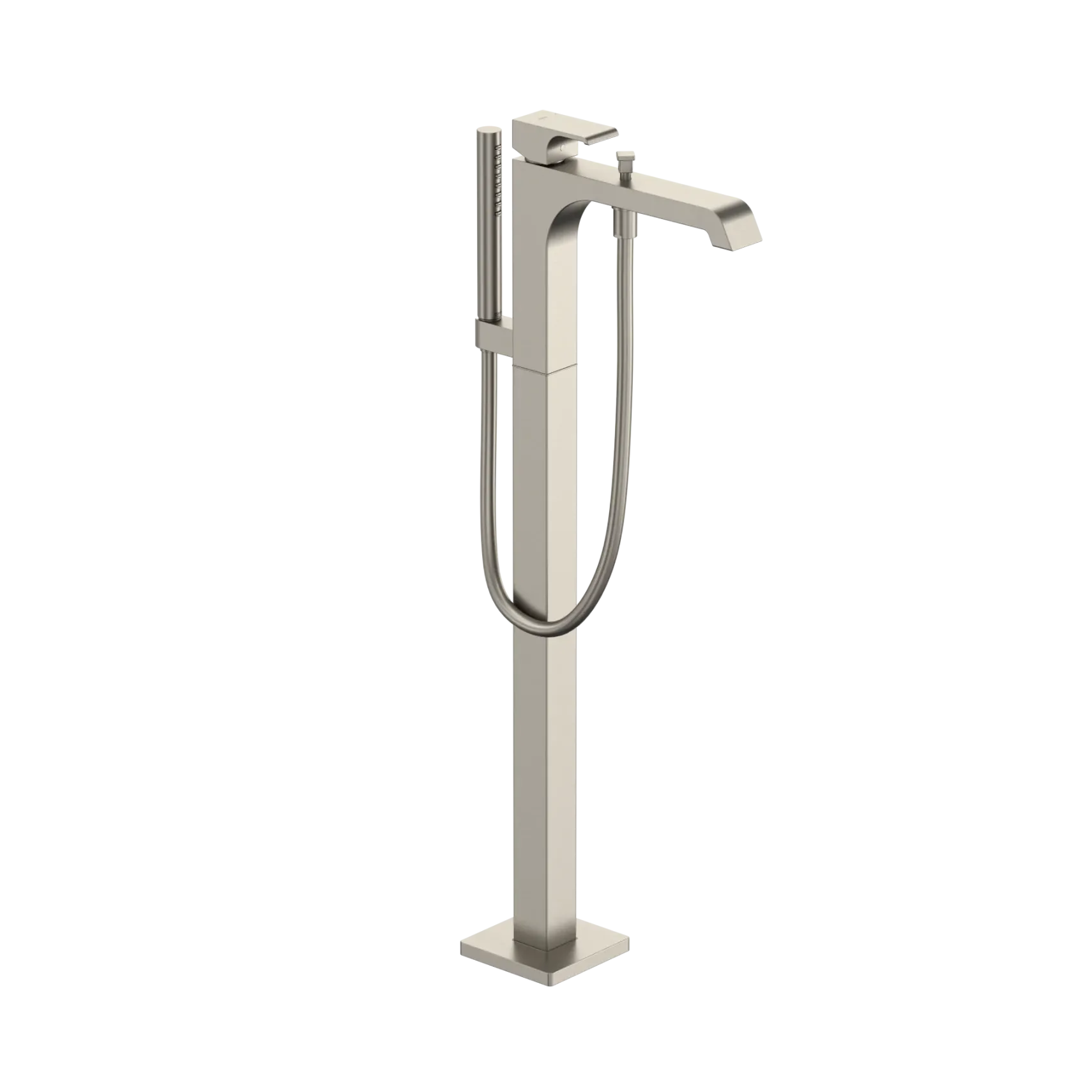 TOTO GC Single-Handle Free Standing Tub Filler with Handshower, Brushed Nickel, Brass, TBG08306U#BN