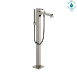 TOTO GC Single-Handle Free Standing Tub Filler with Handshower, Polished Nickel, Brass, TBG08306U#PN