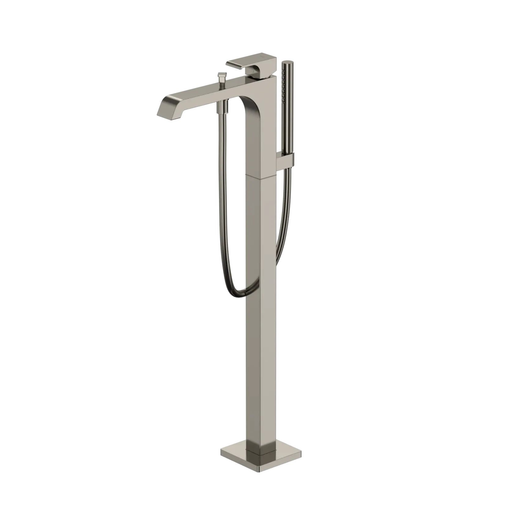 TOTO GC Single-Handle Free Standing Tub Filler with Handshower, Polished Nickel, Brass, TBG08306U#PN