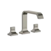 TOTO GC Two-Handle Deck-Mount Roman Tub Filler Trim, Polished Nickel, Brass, TBG08201U#PN
