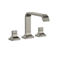 TOTO GC Two-Handle Deck-Mount Roman Tub Filler Trim, Polished Nickel, Brass, TBG08201U#PN