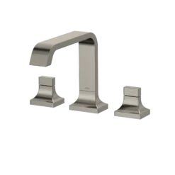 TOTO GC Two-Handle Deck-Mount Roman Tub Filler Trim, Polished Nickel, Brass, TBG08201U#PN