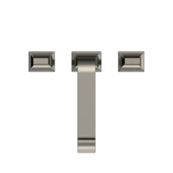 TOTO GC Two-Handle Deck-Mount Roman Tub Filler Trim, Polished Nickel, Brass, TBG08201U#PN