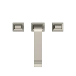 TOTO GC Two-Handle Deck-Mount Roman Tub Filler Trim, Brushed Nickel, Brass, TBG08201U#BN
