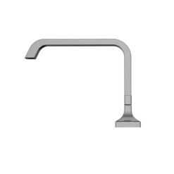 TOTO GC Two-Handle Deck-Mount Roman Tub Filler Trim, Polished Chrome Nickel, Brass, TBG08201U#CP
