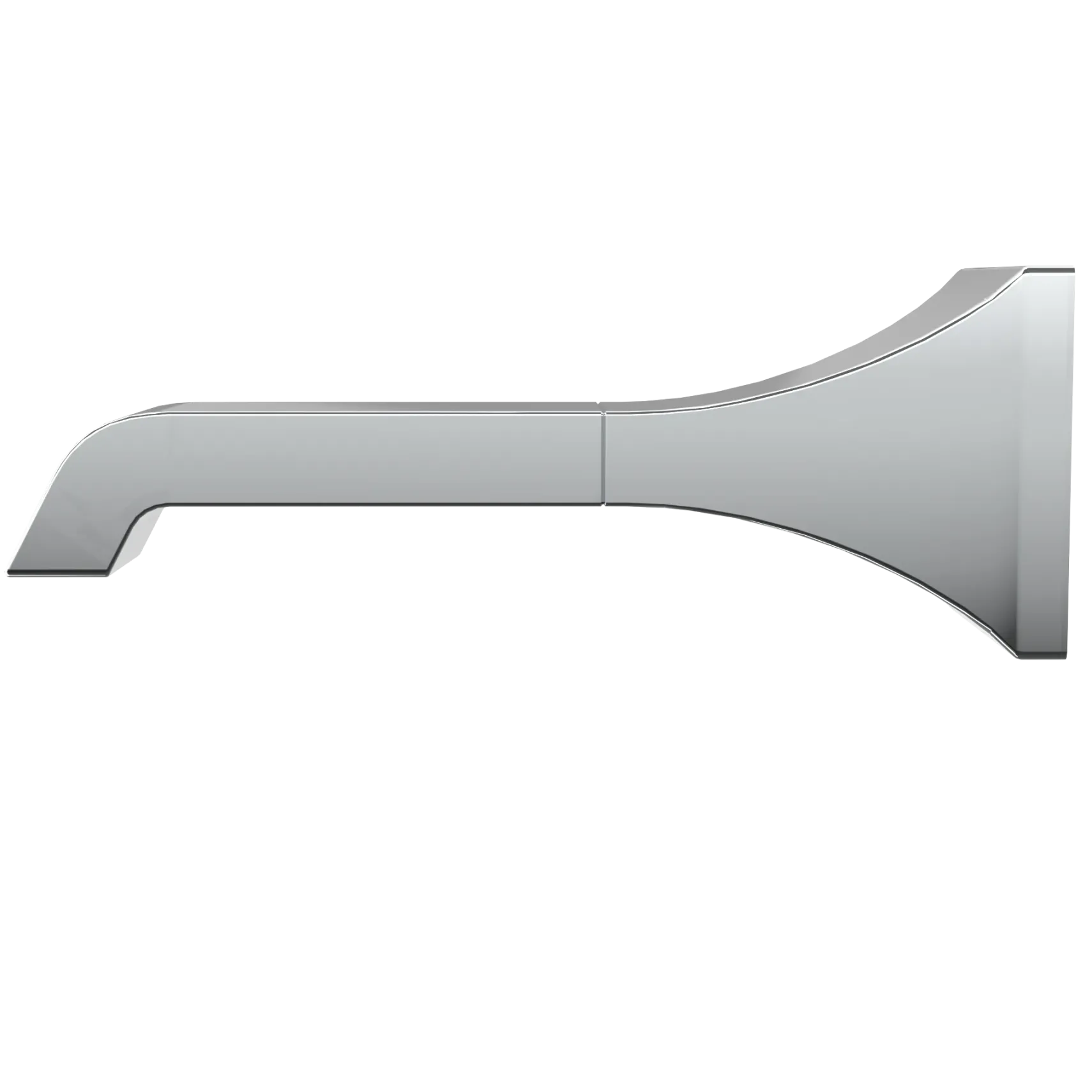 TOTO GC Wall Tub Spout, Polished Chrome, Brass, TBG08001U#CP