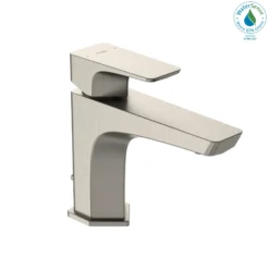 TOTO GE 1.2 GPM Single Handle Bathroom Sink Faucet with COMFORT GLIDE Technology, Brushed Nickel, Brass, TLG07301U#BN