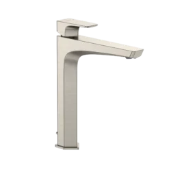 TOTO GE 1.2 GPM Single Handle Vessel Bathroom Sink Faucet with COMFORT GLIDE Technology, Brushed Nickel, Brass, TLG07305U#BN