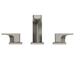 TOTO GE 1.2 GPM Two Handle Widespread Bathroom Sink Faucet, Brushed Nickel, Brass, TLG07201U#BN