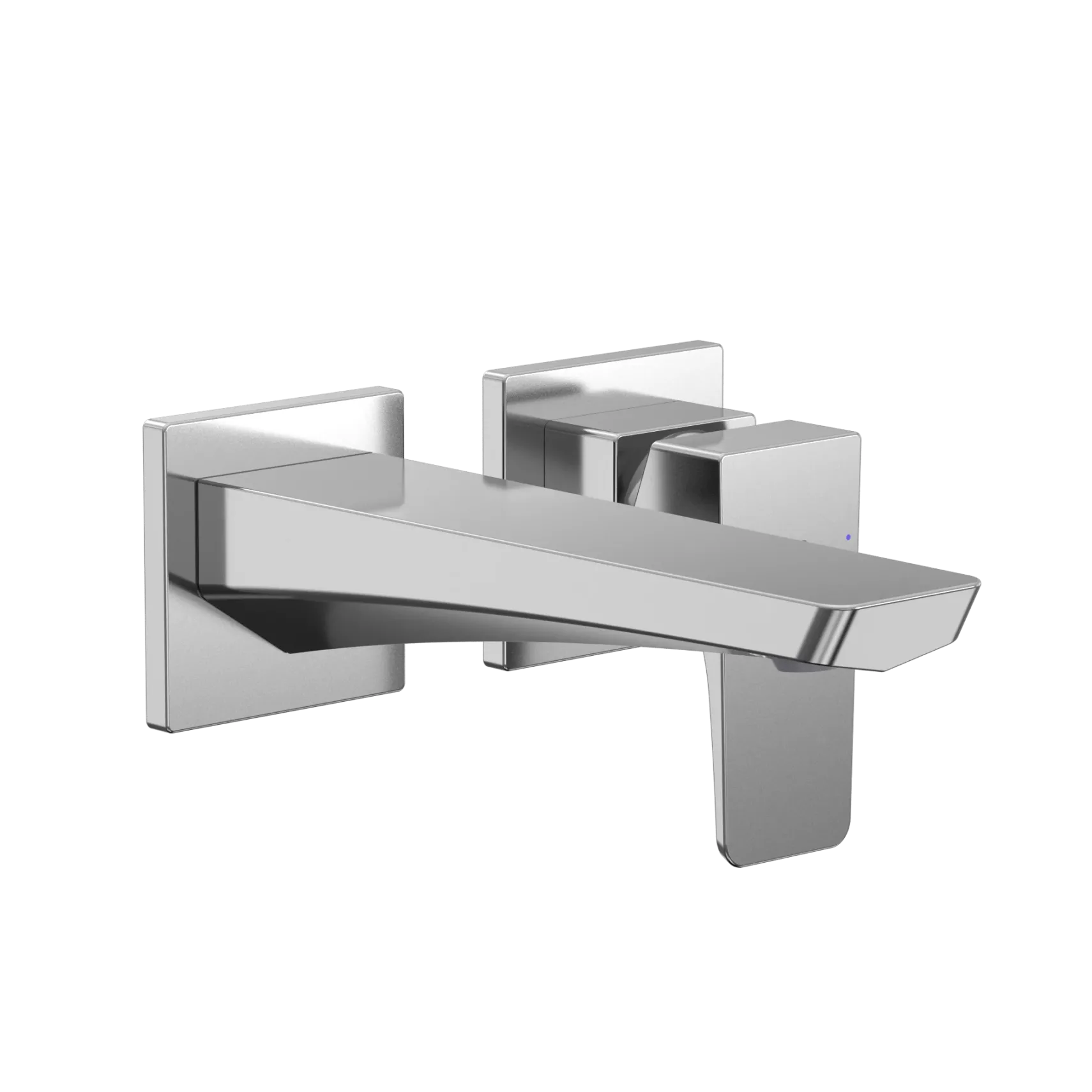 TOTO GE 1.2 GPM Wall-Mount Single-Handle Bathroom Faucet with COMFORT GLIDE Technology, Polished Chrome, Brass, TLG07307U#CP