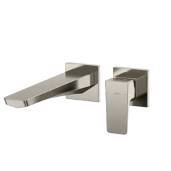 TOTO GE 1.2 GPM Wall-Mount Single-Handle Long Bathroom Faucet with COMFORT GLIDE Technology, Polished Nickel, Brass, TLG07308U#PN