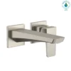 TOTO GE 1.2 GPM Wall-Mount Single-Handle Bathroom Faucet with COMFORT GLIDE Technology, Brushed Nickel, Brass, TLG07307U#BN