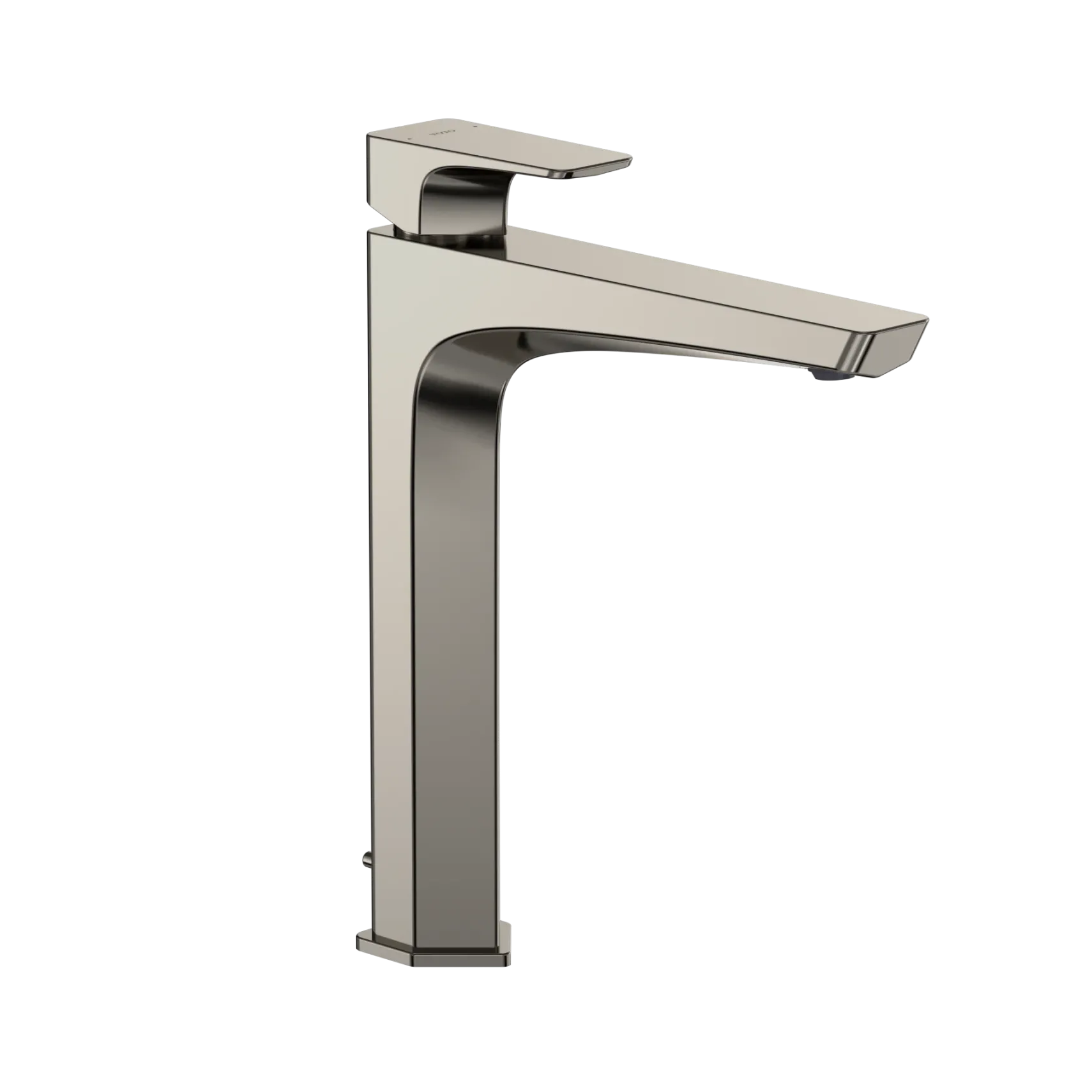 TOTO GE 1.2 GPM Wall-Mount Single-Handle Bathroom Faucet with COMFORT GLIDE Technology, Brushed Nickel, Brass, TLG07307U#BN