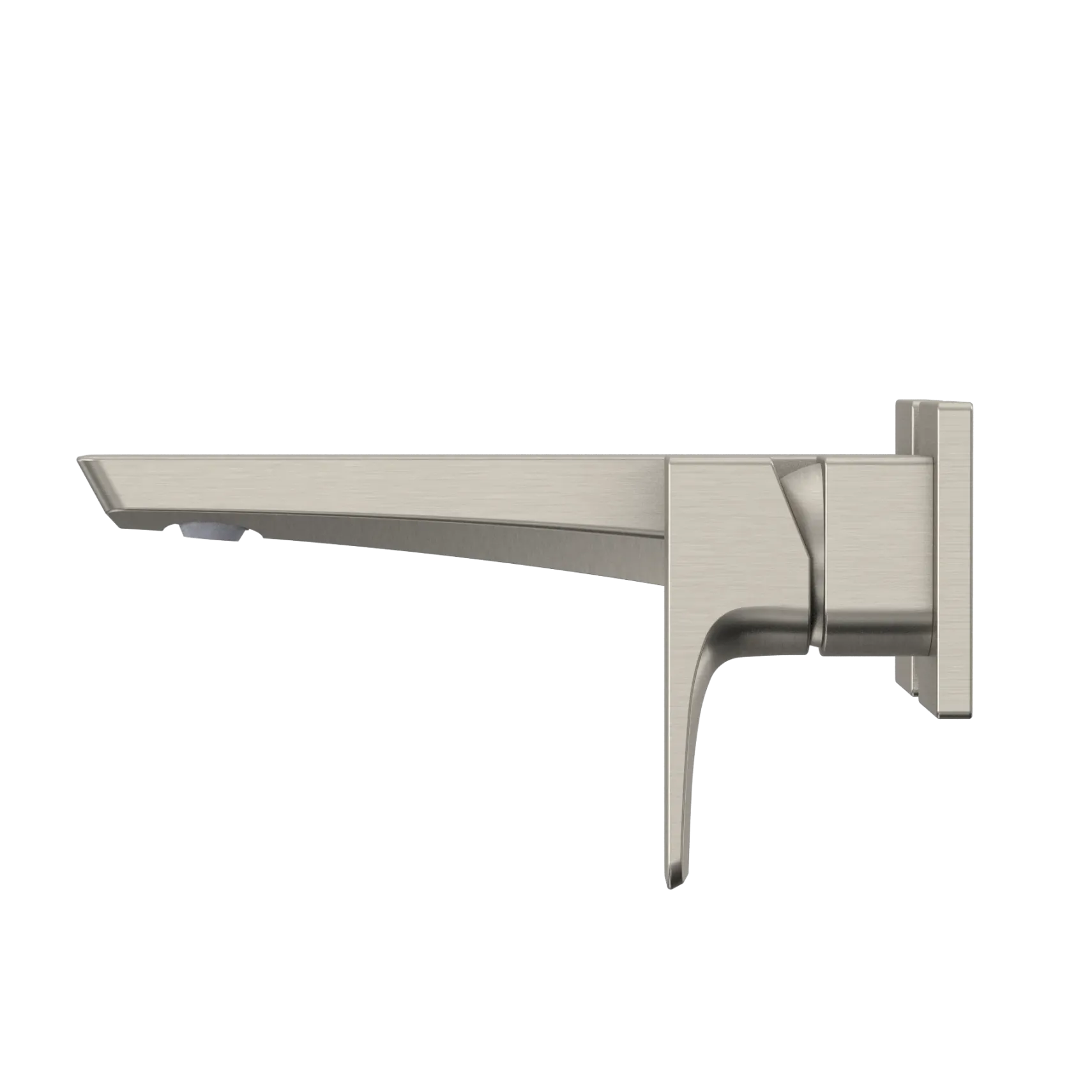 TOTO GE 1.2 GPM Wall-Mount Single-Handle Bathroom Faucet with COMFORT GLIDE Technology, Brushed Nickel, Brass, TLG07307U#BN