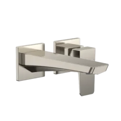 TOTO GE 1.2 GPM Wall-Mount Single-Handle Bathroom Faucet with COMFORT GLIDE Technology, Polished Nickel, Brass, TLG07307U#PN