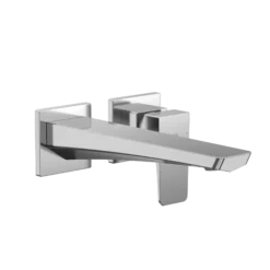 TOTO GE 1.2 GPM Wall-Mount Single-Handle Long Bathroom Faucet with COMFORT GLIDE Technology, Polished Chrome, Brass, TLG07308U#CP