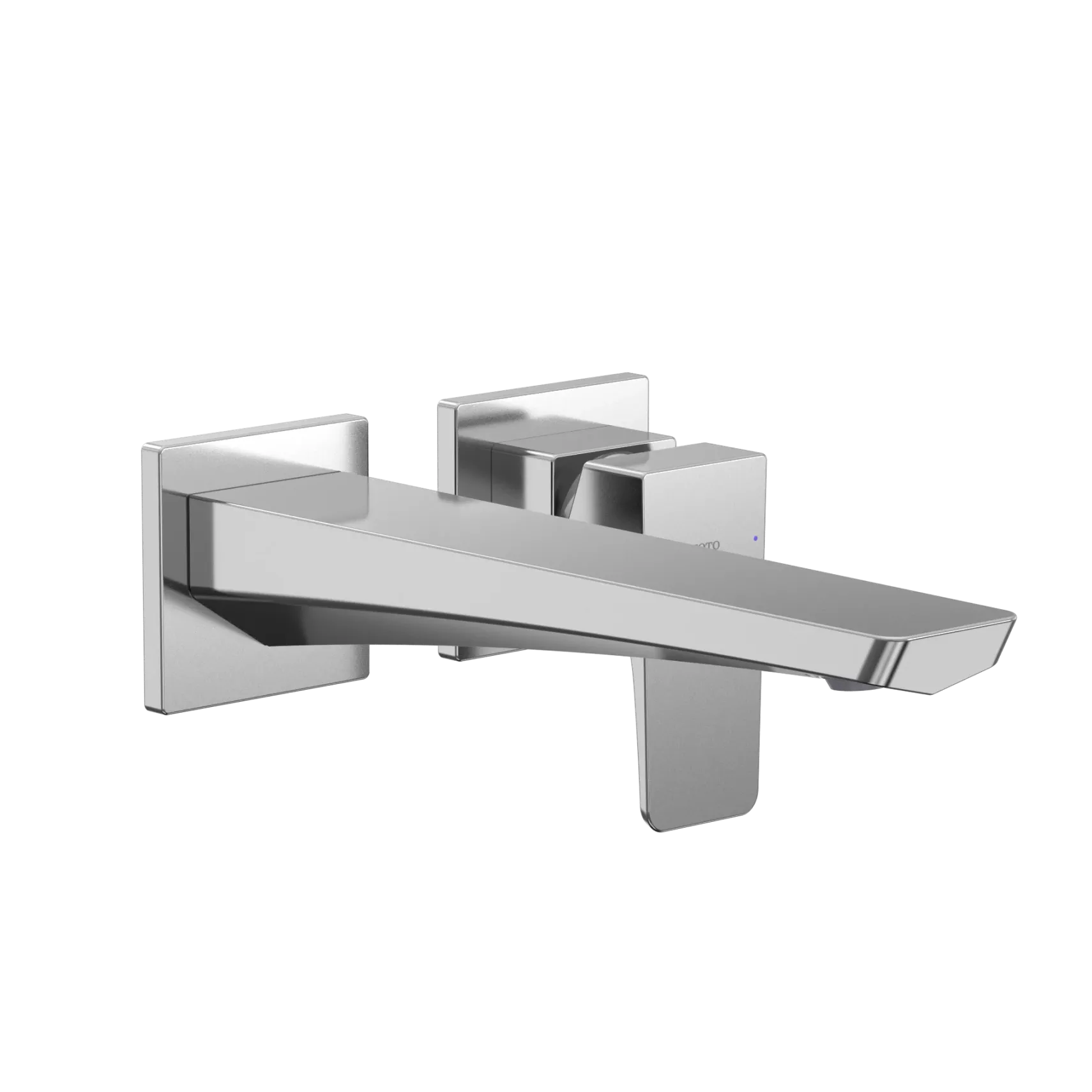 TOTO GE 1.2 GPM Wall-Mount Single-Handle Long Bathroom Faucet with COMFORT GLIDE Technology, Polished Chrome, Brass, TLG07308U#CP