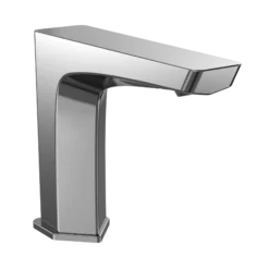 TOTO GE AC Powered 0.5 GPM Touchless Bathroom Faucet with Thermostatic Mixing Valve, 20 Second Continuous Flow, Polished Chrome, Brass, T20S53AT#CP