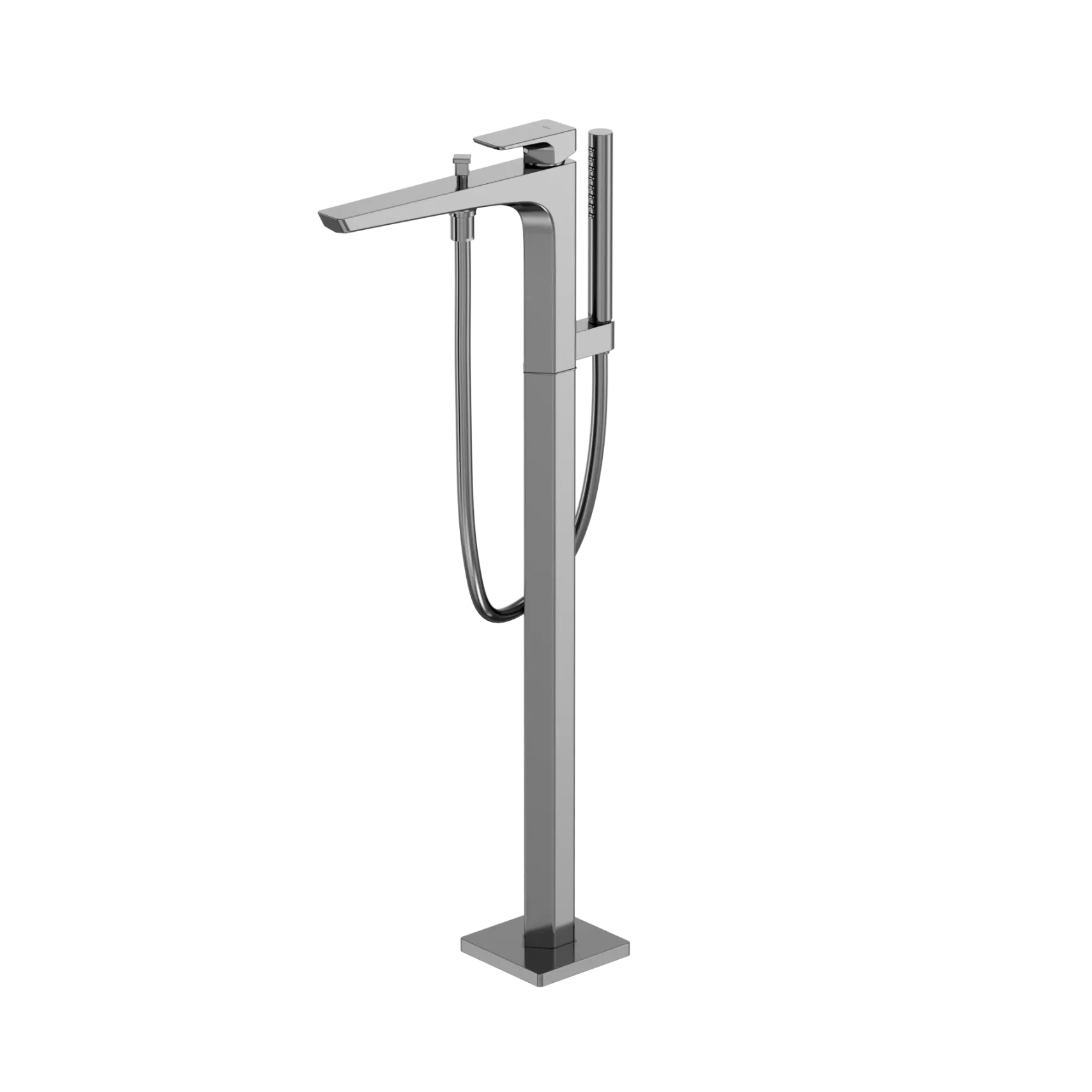 TOTO GE Single-Handle Free Standing Tub Filler with Handshower, Polished Chrome, Brass, TBG07306U#CP