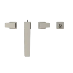 TOTO GE Two-Handle Deck-Mount Roman Tub Filler Trim with Handshower, Brushed Nickel, Brass, TBG07202U#BN