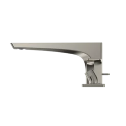 TOTO GE Two-Handle Deck-Mount Roman Tub Filler Trim with Handshower, Polished Nickel, Brass, TBG07202U#PN