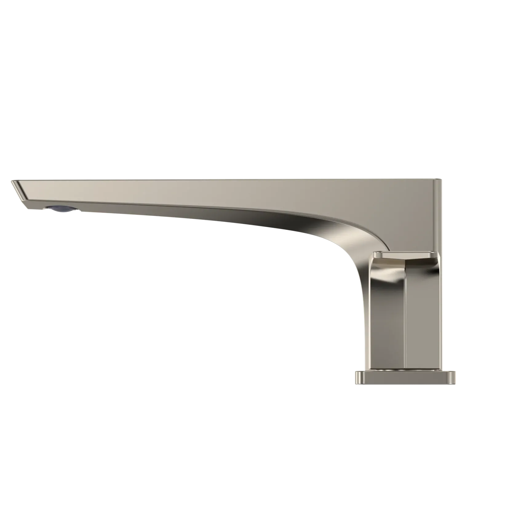 TOTO GE Two-Handle Deck-Mount Roman Tub Filler Trim, Polished Nickel, Brass, TBG07201U#PN