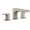 TOTO GE Two-Handle Deck-Mount Roman Tub Filler Trim, Brushed Nickel, Brass, TBG07201U#BN