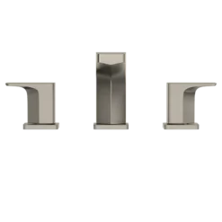 TOTO GE Two-Handle Deck-Mount Roman Tub Filler Trim, Brushed Nickel, Brass, TBG07201U#BN
