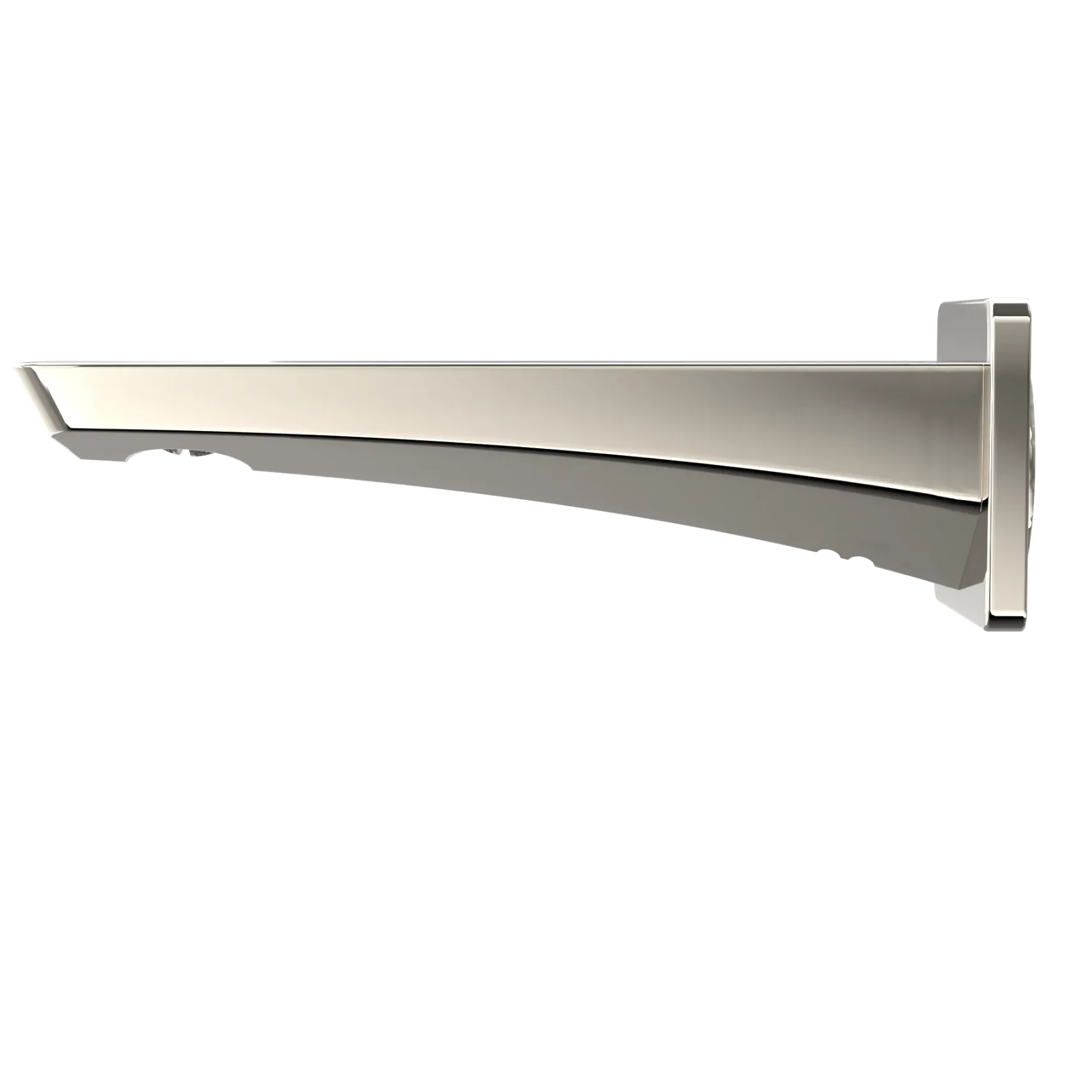 TOTO GE Wall Tub Spout, Polished Nickel, Brass, TBG07001U#PN